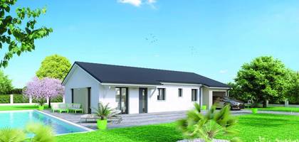 Terrain et maison à Bourg-Saint-Christophe en Ain (01) de 502 m² à vendre au prix de 314900€