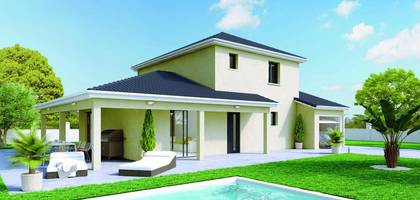 Terrain et maison à Villars-les-Dombes en Ain (01) de 426 m² à vendre au prix de 363700€