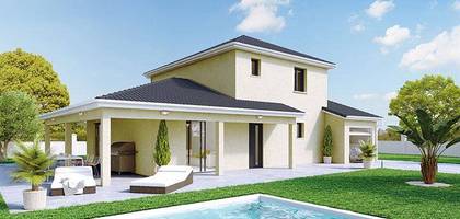 Terrain et maison à Saint-Didier-sur-Chalaronne en Ain (01) de 538 m² à vendre au prix de 316600€