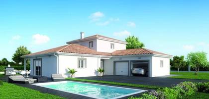 Terrain et maison à Saint-Cyr-sur-Menthon en Ain (01) de 990 m² à vendre au prix de 330400€