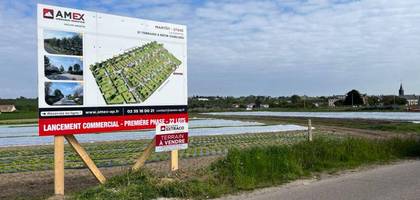 Terrain à Martot en Eure (27) de 470 m² à vendre au prix de 78000€