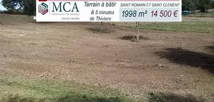 Terrain à Thiviers en Dordogne (24) de 1998 m² à vendre au prix de 14500€