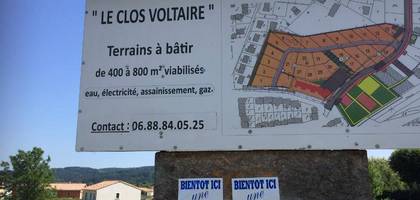 Terrain à Aussillon en Tarn (81) de 680 m² à vendre au prix de 54400€