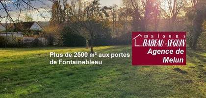 Terrain à Samoreau en Seine-et-Marne (77) de 2540 m² à vendre au prix de 320000€