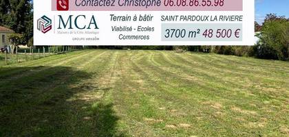 Terrain à Nontron en Dordogne (24) de 3700 m² à vendre au prix de 48500€