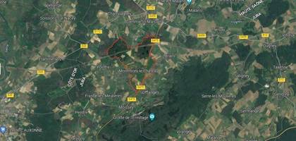 Terrain à Montmirey-le-Château en Jura (39) de 1305 m² à vendre au prix de 49000€