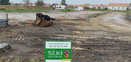 Terrain à Maché en Vendée (85) de 400 m² à vendre au prix de 63000€