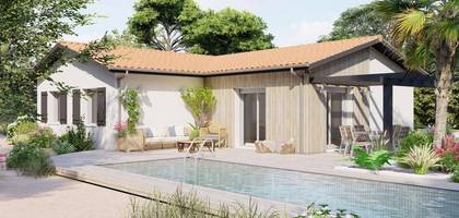 Terrain et maison à Saint-Germain-d'Esteuil en Gironde (33) de 90 m² à vendre au prix de 196000€