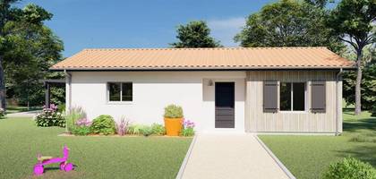 Terrain et maison à Saint-Germain-du-Puch en Gironde (33) de 90 m² à vendre au prix de 255000€