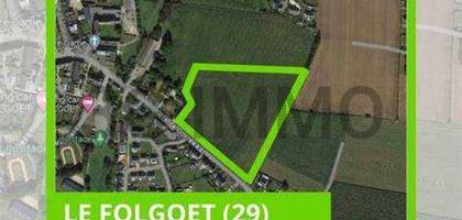 Terrain à Le Folgoët en Finistère (29) de 0 m² à vendre au prix de 60300€