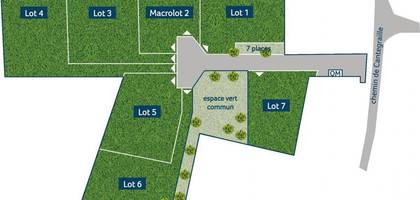 Terrain à Fonsorbes en Haute-Garonne (31) de 1002 m² à vendre au prix de 139000€