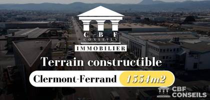 Terrain à Clermont-Ferrand en Puy-de-Dôme (63) de 1554 m² à vendre au prix de 1070000€