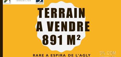 Terrain à Espira-de-l'Agly en Pyrénées-Orientales (66) de 891 m² à vendre au prix de 175100€