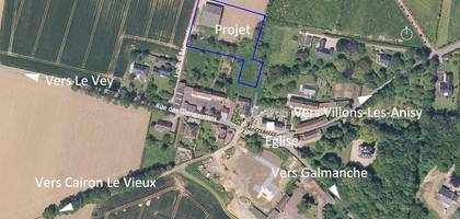 Terrain à Villons-les-Buissons en Calvados (14) de 519 m² à vendre au prix de 139000€
