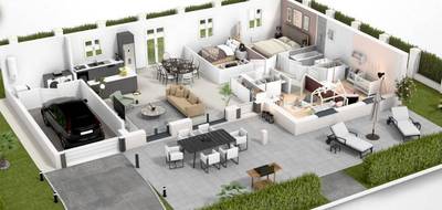 Terrain et maison à Vinzieux en Ardèche (07) de 730 m² à vendre au prix de 247400€ - 4