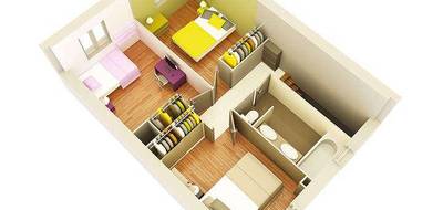 Terrain et maison à Lagnieu en Ain (01) de 559 m² à vendre au prix de 313316€ - 3