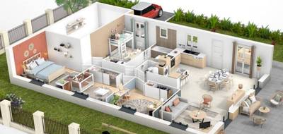 Terrain et maison à Sablons en Isère (38) de 550 m² à vendre au prix de 262500€ - 4
