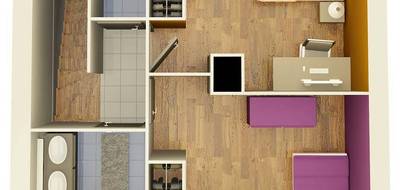Terrain et maison à Marcilloles en Isère (38) de 600 m² à vendre au prix de 249654€ - 4