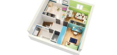 Terrain et maison à Chuzelles en Isère (38) de 1006 m² à vendre au prix de 539000€ - 3