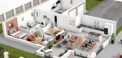 Terrain et maison à Chonas-l'Amballan en Isère (38) de 600 m² à vendre au prix de 398300€ - 4