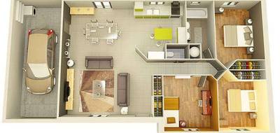 Terrain et maison à Pichanges en Côte-d'Or (21) de 654 m² à vendre au prix de 266100€ - 2