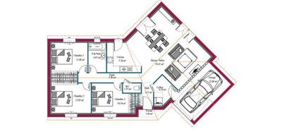 Terrain et maison à Saint-Georges-des-Coteaux en Charente-Maritime (17) de 95 m² à vendre au prix de 230528€ - 4