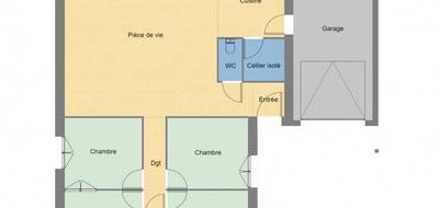 Terrain et maison à Le Bignon en Loire-Atlantique (44) de 80 m² à vendre au prix de 287500€ - 3