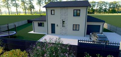 Terrain et maison à Péronnas en Ain (01) de 110 m² à vendre au prix de 329000€ - 1