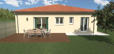 Terrain et maison à Attignat en Ain (01) de 90 m² à vendre au prix de 238000€ - 1