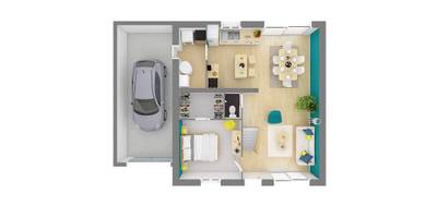 Terrain et maison à Menars en Loir-et-Cher (41) de 86 m² à vendre au prix de 223810€ - 4