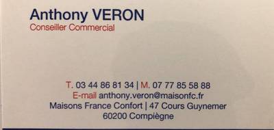 Terrain et maison à Compiègne en Oise (60) de 90 m² à vendre au prix de 404000€ - 4