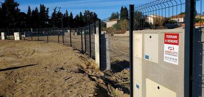 Terrain à Poilhes en Hérault (34) de 343 m² à vendre au prix de 83500€ - 1