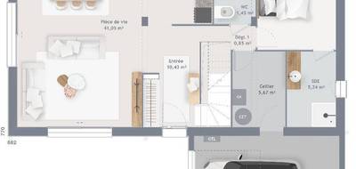 Terrain et maison à Berméricourt en Marne (51) de 125 m² à vendre au prix de 358000€ - 4