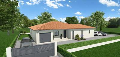 Terrain et maison à Saint-Didier-sur-Chalaronne en Ain (01) de 95 m² à vendre au prix de 256300€ - 1