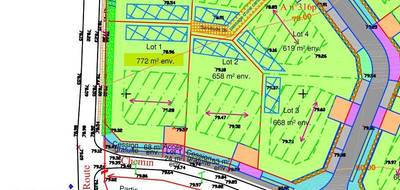 Terrain à Courcebœufs en Sarthe (72) de 774 m² à vendre au prix de 44900€ - 3