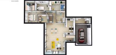 Terrain et maison à Les Damps en Eure (27) de 137 m² à vendre au prix de 361900€ - 3