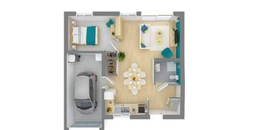 Terrain et maison à Vouillé en Vienne (86) de 95 m² à vendre au prix de 223490€ - 3