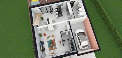 Terrain et maison à Annequin en Pas-de-Calais (62) de 90 m² à vendre au prix de 256358€ - 3