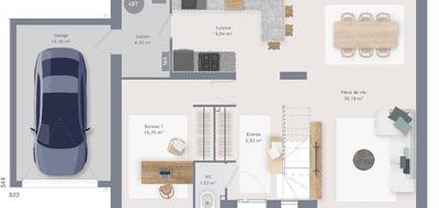 Terrain et maison à Isle-Aumont en Aube (10) de 120 m² à vendre au prix de 269600€ - 4