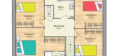 Terrain et maison à Varennes-Jarcy en Essonne (91) de 109 m² à vendre au prix de 479600€ - 4