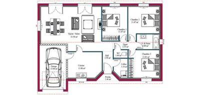 Terrain et maison à Ardillières en Charente-Maritime (17) de 85 m² à vendre au prix de 233411€ - 4