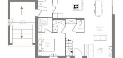Terrain et maison à Châteauroux en Indre (36) de 110 m² à vendre au prix de 313670€ - 3