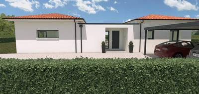 Terrain et maison à Bâgé-Dommartin en Ain (01) de 125 m² à vendre au prix de 352000€ - 1