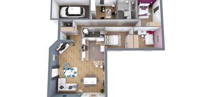 Terrain et maison à Cherves-Richemont en Charente (16) de 100 m² à vendre au prix de 220890€ - 4