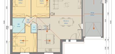 Terrain et maison à Bacqueville en Eure (27) de 80 m² à vendre au prix de 203996€ - 3