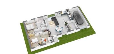 Terrain et maison à Plaimpied-Givaudins en Cher (18) de 100 m² à vendre au prix de 211950€ - 3
