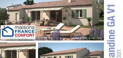 Terrain et maison à Jonquières en Vaucluse (84) de 90 m² à vendre au prix de 379000€ - 1