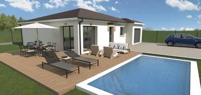 Terrain et maison à Viriat en Ain (01) de 89 m² à vendre au prix de 258500€ - 1