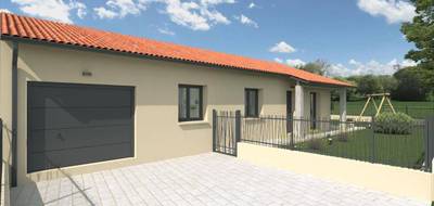 Terrain et maison à Porte-des-Bonnevaux en Isère (38) de 90 m² à vendre au prix de 233061€ - 1