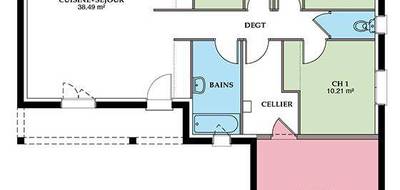 Terrain et maison à Saint-Just en Cher (18) de 89 m² à vendre au prix de 175329€ - 3
